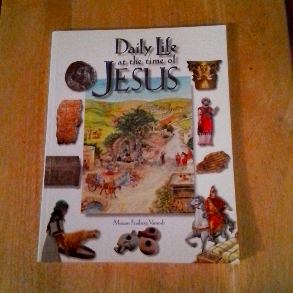 DAILY LIFE AT THE TIME OF JESUS BOOK by MIRIAM FEINBERG VAMOSH, 101 PAGES